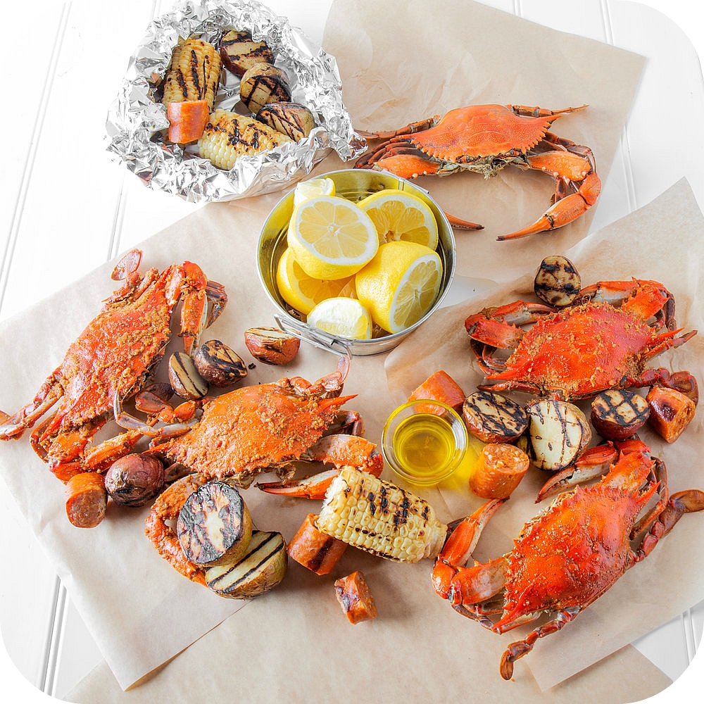 Medium Male Blue Crabs (1/2 bushel)
